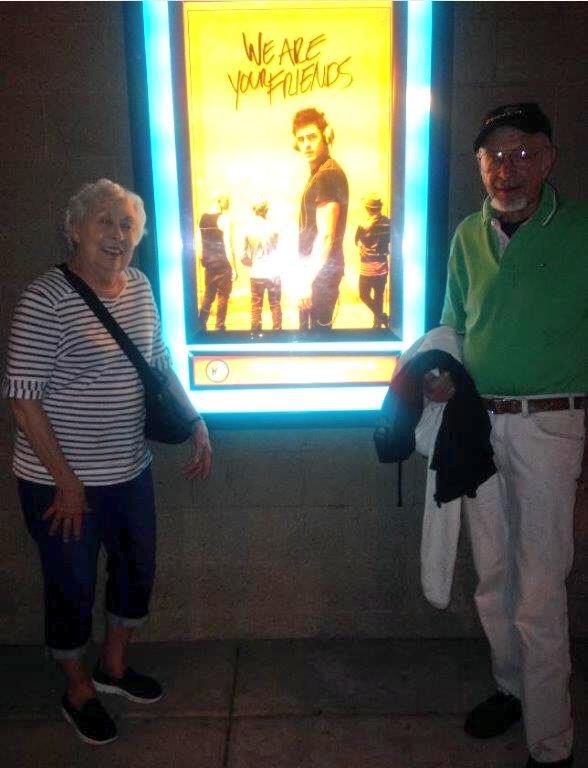 Shout out to Grandma and grandpa. First ones in line, opening night. Love you http://t.co/WUagzvtyA3