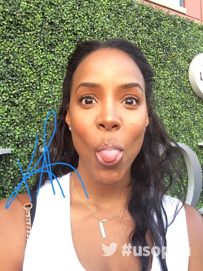 RT @usopen: .@KELLYROWLAND has her game face on as she arrives for opening night at the #usopen http://t.co/je59CdSsT8