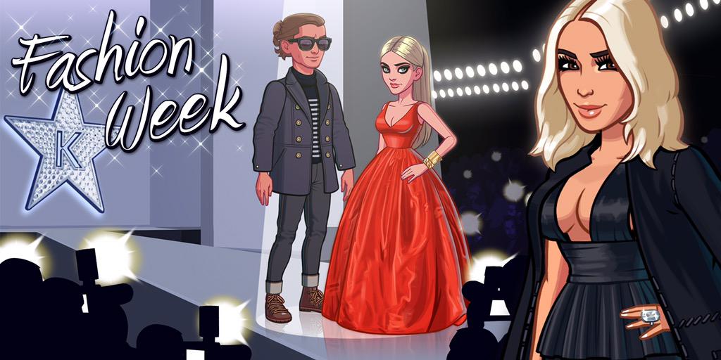 So excited to share my love of Fashion Week with everyone in the #KimKardashianGame #NYFW http://t.co/46WIxLcx39