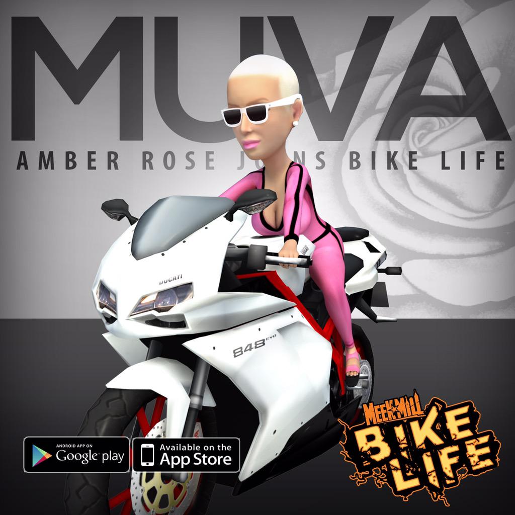 Shout out to my Bruva @meekmill For having me on his NEW App Follow @bikelifegame for more details!!! #MUVA???? http://t.co/AFjVYbxq8R