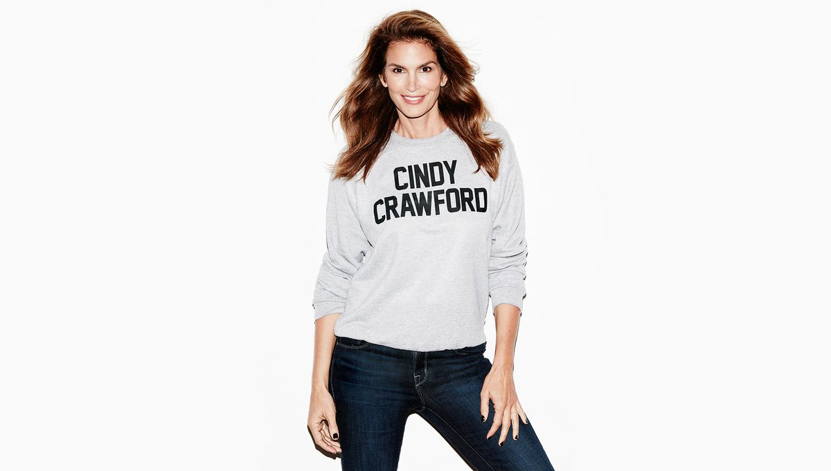 RT @wmag: .@CindyCrawford is back! (On a sweatshirt from @ReformationX): http://t.co/6awo0paGgs http://t.co/NdOqcjqjCL