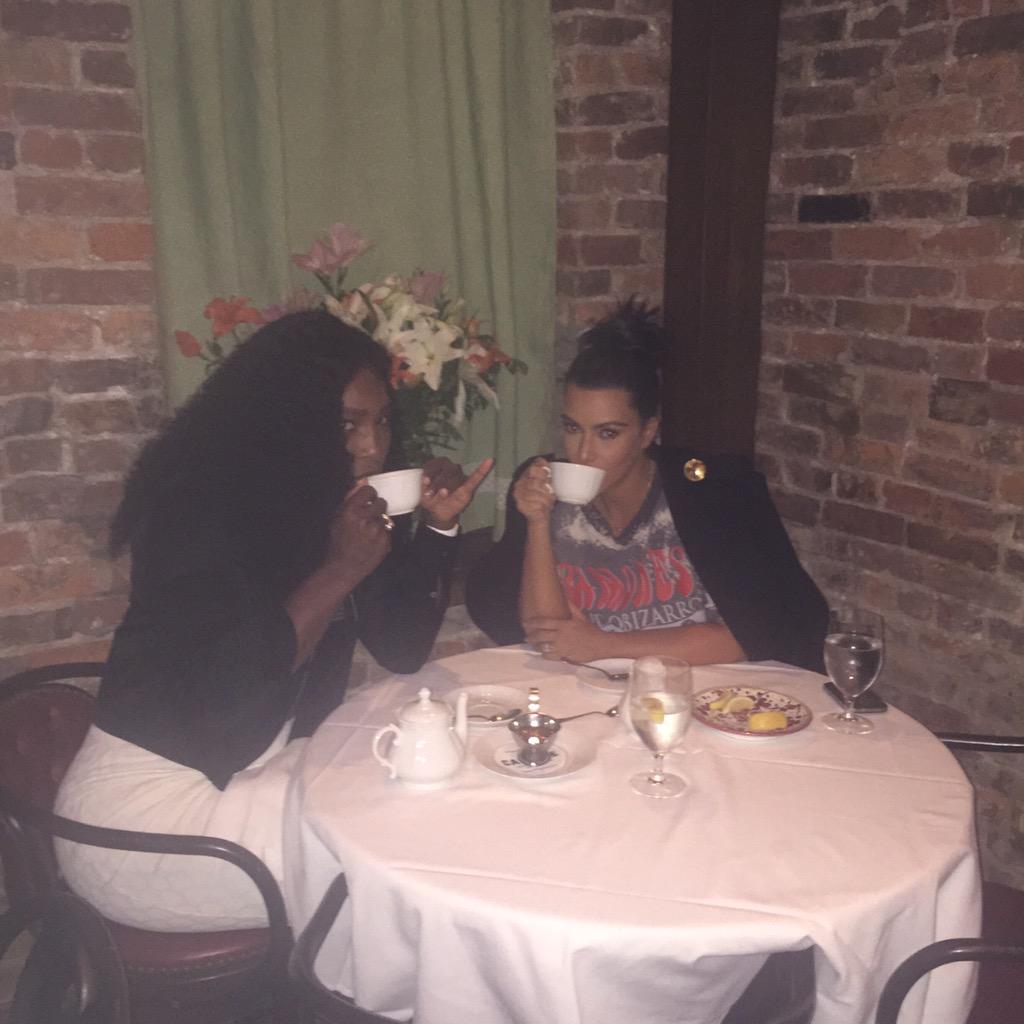 Sipping & spilling the tea tonight with Serena ☕️???? http://t.co/1lTLzYzE1T