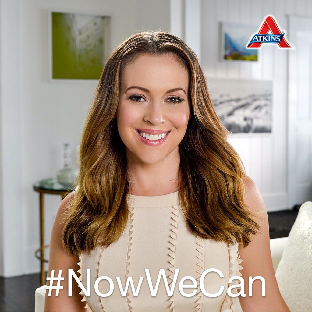 RT @AtkinsInsider: We are thrilled to announce that @Alyssa_Milano has joined the #Atkins family! Let's welcome her & do this together! htt…
