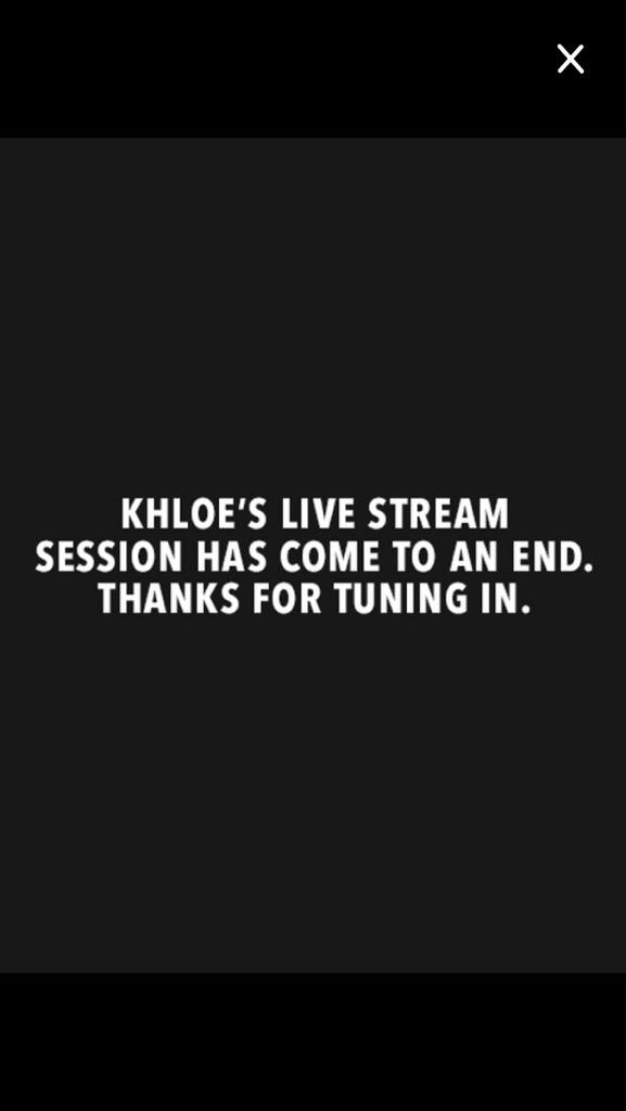 RT @Aussie_Kardash: When @khloekardashian live stream ends .... http://t.co/KBAYmVC51a