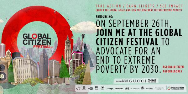 Meet me in Central Park at the #GlobalCitizen Festival. Take action for a chance to win tix—http://t.co/rgXyB4Jo8L http://t.co/ELFOiS51ET