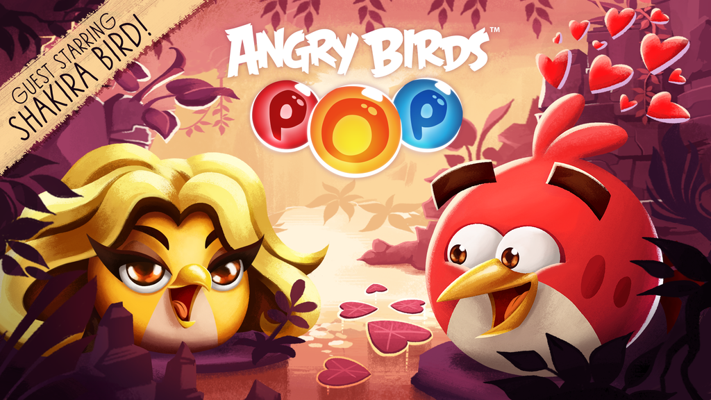 From today, Shakira Bird is a special guest in @AngryBirds POP!! Download it for free: http://t.co/zpJ83NoyHA ShakHQ http://t.co/4BpHrA8p43