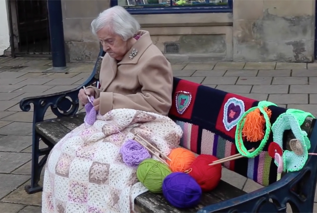 RT @mental_floss: The 104-Year-Old Street Artist Who Yarn-Bombed Her Town — http://t.co/LOlIfHnc02 http://t.co/83a2xKATmx