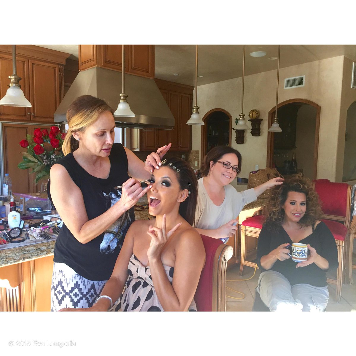 Getting ready for the Evening Before Emmy parties with @DianaMariaRiva @MakeupByElan @etienneortega   @NaniKanani! http://t.co/7TxeRyYdRa