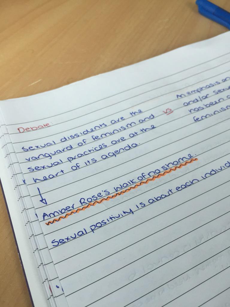 RT @tylerbishop27: @DaRealAmberRose #walkofnoshame coming up in my feminist politics class in relation to sex positivity #queen ???????????? http://…