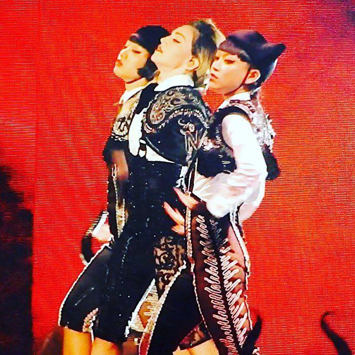 Living For Love with Aya and Bambi! ❤️ #rebelhearttour http://t.co/pl2YJbxjV8
