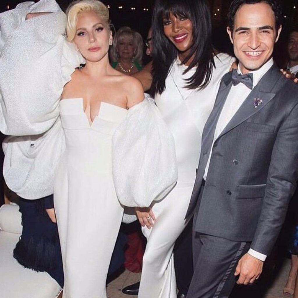 RT @NaomiCampbell: Two of my love @ladygaga and @Zac_Posen! #Emmys #EmpireFOX http://t.co/5juAz6F47X