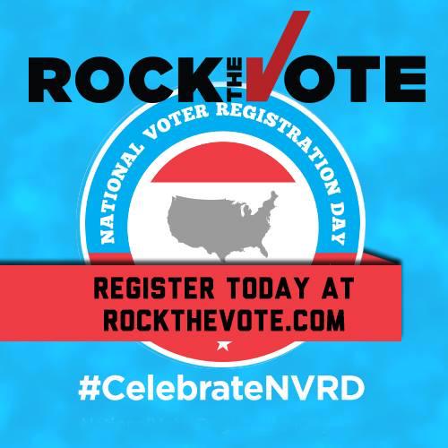 Celebrate democracy today and get registered to vote! #CelebrateNVRD And register to vote here http://t.co/BqPbSomUkZ http://t.co/iYZXK2R943