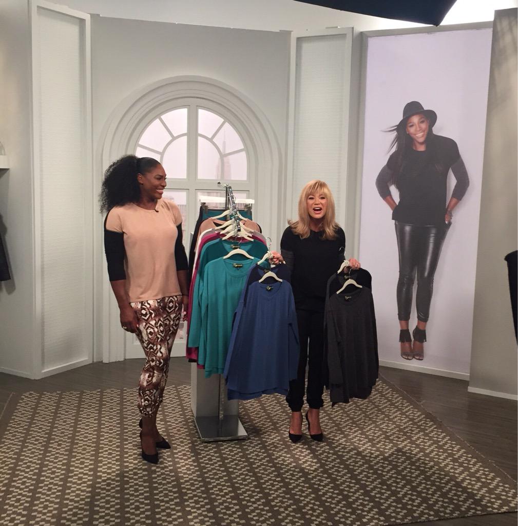 The faces we make @HSN when we get excited about fashion. Watch, shop, talk #style with us! #SerenaOnHSN #ownyourlook http://t.co/3PFq1wfSwI