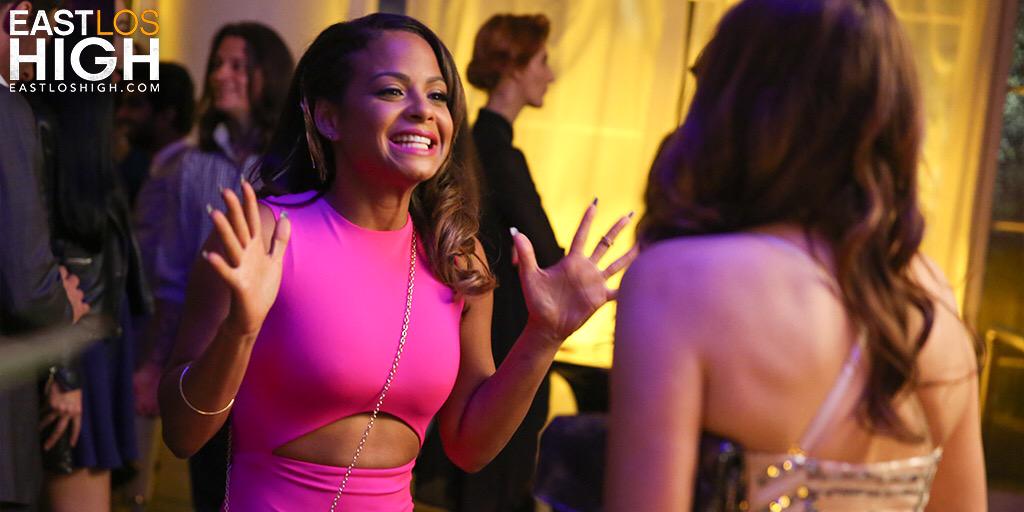 RT @EastLosHighShow: To our clever #ELHAddicts: What is @ChristinaMilian SO excited about? Caption this pic. #jazzhands #ELHLiliana #wcw ht…
