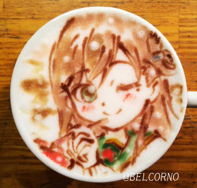 ラテアート【りーさん(若狭 悠里)】@がっこうぐらし LatteArt【SCHOOL LIVE!】 #がっこうぐらし ラテアート【りーさん(若狭 悠里)】@がっこうぐらし LatteArt【SCHOOL LIVE!】 #がっこうぐらし