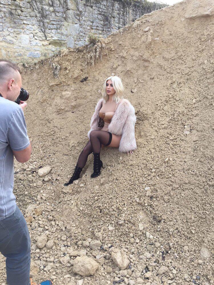 I realized I never posted this shoot Kanye & I did wJuergen Teller for System Magazine. BTS on http://t.co/M0m4mjqwvP http://t.co/ZAqzepmFFh