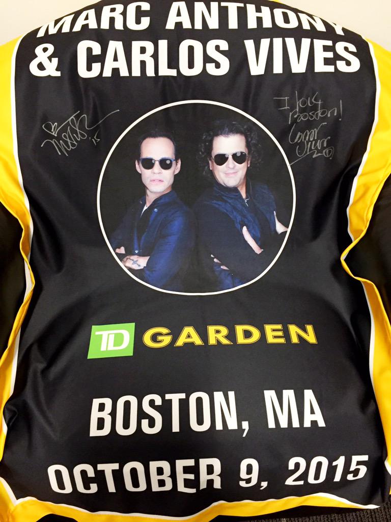 RT @tdgarden: #Boston loves you, too @MarcAnthony & @carlosvives! Thx for giving fans more #BannerMoments at #TDGarden tonight! http://t.co…
