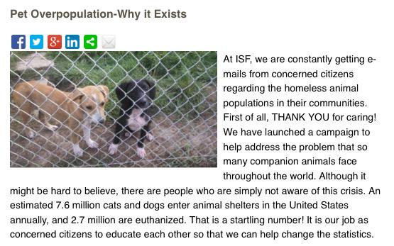 RT @KateForIan: Pet Overpopulation-Why it Exists | Ian Somerhalder Foundation https://t.co/4bPbKwPiBb http://t.co/jUtkZbnZ8j