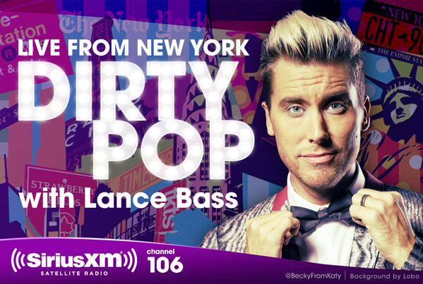 RT @keatonsimons: I'll be on @DirtyPopLive with @LanceBass today!! Listen live @SIRIUSXM channel 106 from 4-6pm ET. http://t.co/y9MUzb1Zud