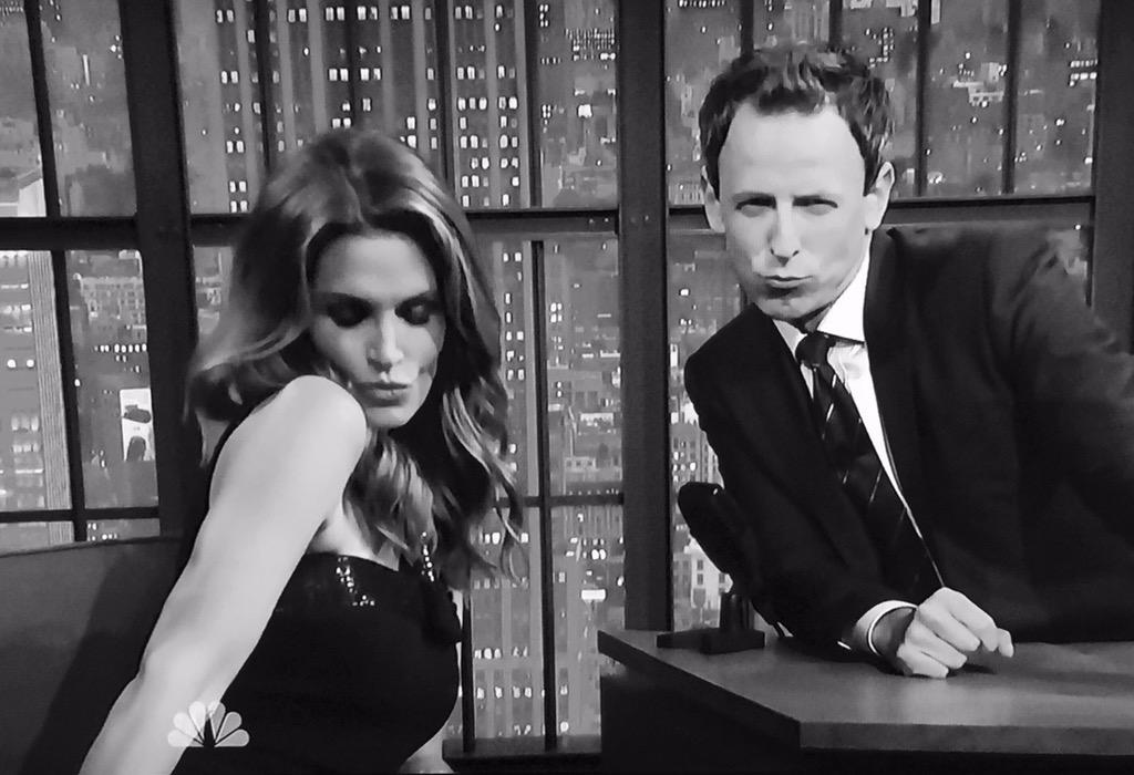 RT @Rizzoli_Books: Ha! Great shot! RT @RealDJCrazyboy: @CindyCrawford Great interview Late Night with @sethmeyers—Make love 2 the camera ht…