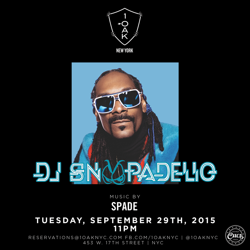 NY !! Catch me #DJSNOOPADELIC live at @1OAKNYC ​ TONITE 11pm !! http://t.co/V4Re6NrWqn