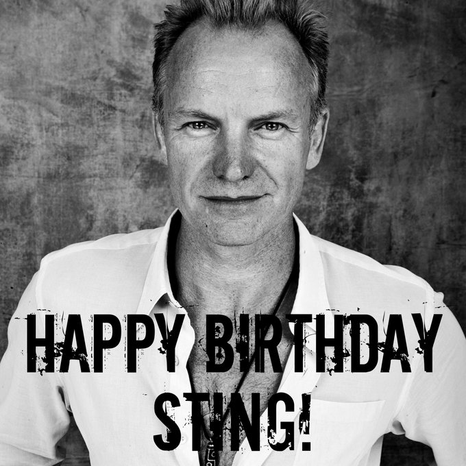 Sting’s Birthday Celebration | HappyBday.to