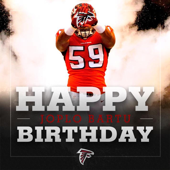 A very happy birthday to Falcons LB WhoIsJoplo! RiseUp