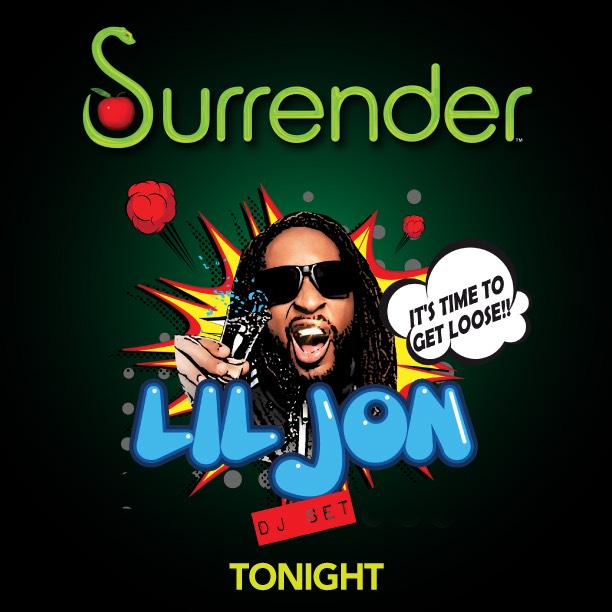 RT @SurrenderVegas: After releasing his new single #GETLOOSE, @LilJon returns for another @SurrenderVegas party TONIGHT???? http://t.co/9JHDqX…