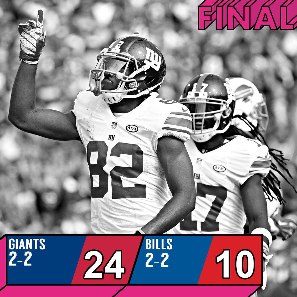 RT @NFL: FINAL: The G-Men win the Battle of New York #NYGvsBUF http://t.co/RTQ72CqmKr