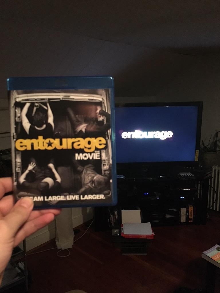 RT @DiabloTorro: Picked up @entouragemovie today @jerryferrara @RondaRousey its Entourage day!! #EntourageMovie #Entourage http://t.co/U0gq…