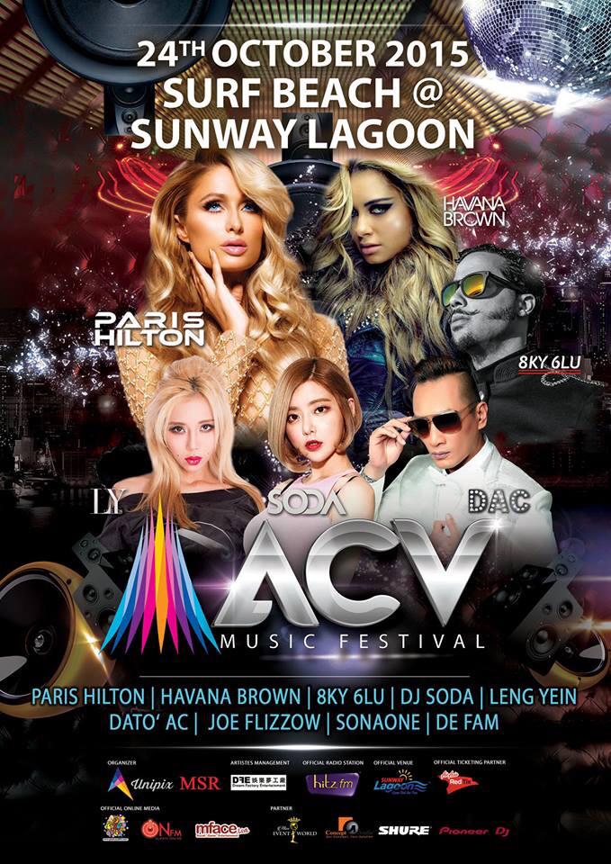 RT @HiltonNews247: #Malaysia???????? U shouldn't miss ACV Music Festival!Party with @ParisHilton‼️get ur tickets here????http://t.co/BZ0fZyO7q3 http…