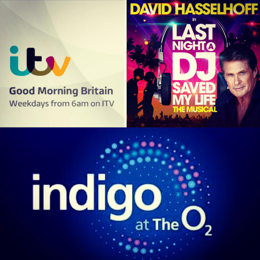 RT @indigoatTheO2: The almoghty @DavidHasselhoff will be on @itvthismorning tomorrow talking about his upcoming show at #indigoattheo2 http…