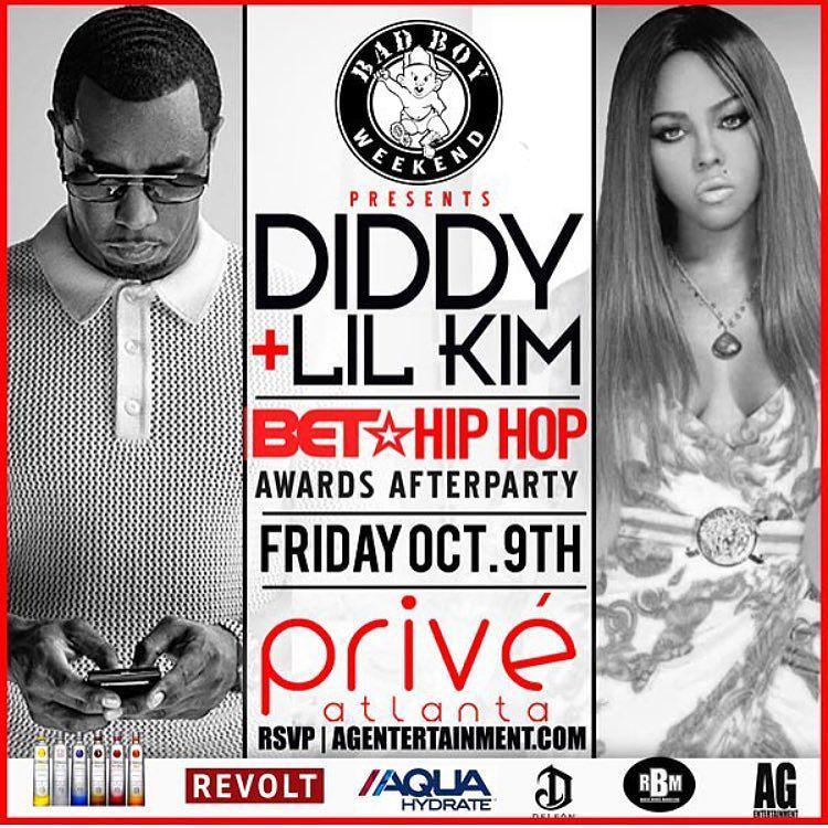 #BadBoyTakeOver this weekend in Atlanta!!! Friday Night meet me, @lilkimthequeenbee & the whole Bad Boy Family!! ! … http://t.co/2hYhKExGe5