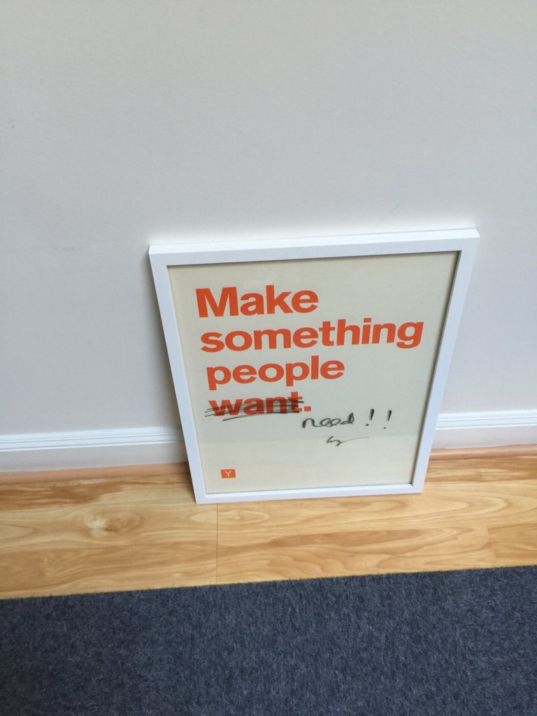 RT @sama: Alan Kay visits YC office, grafittis @paulg's poster https://t.co/qVPr0eeR9D