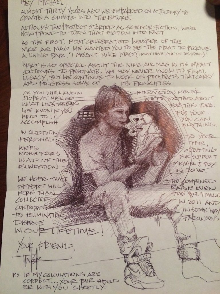 RT @realmikefox: The letter I received from Tinker today. Thanks @Nike https://t.co/UIolXrkUVC