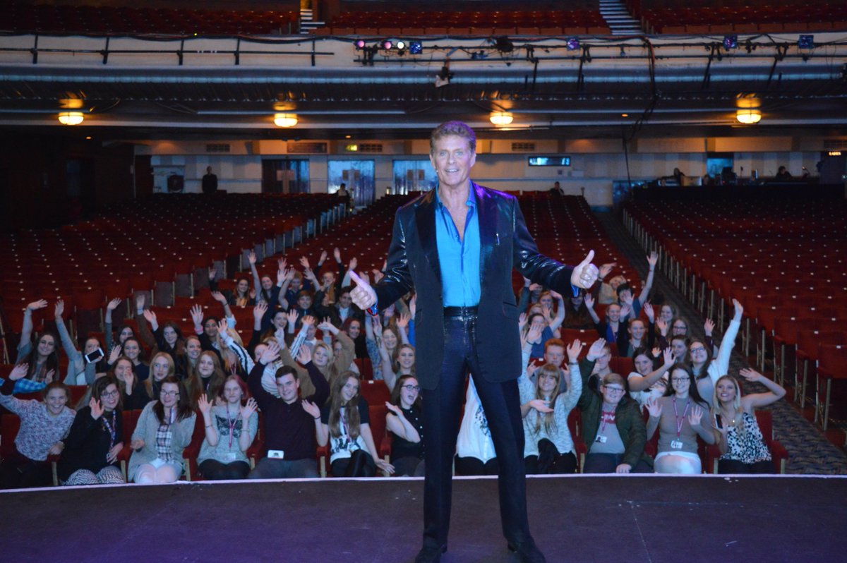 RT @BlackpoolSixth: Thank you @DavidHasselhoff for an inspiring Q&A with our students @WGBpl. It was so kind of you.  We loved the show! ht…