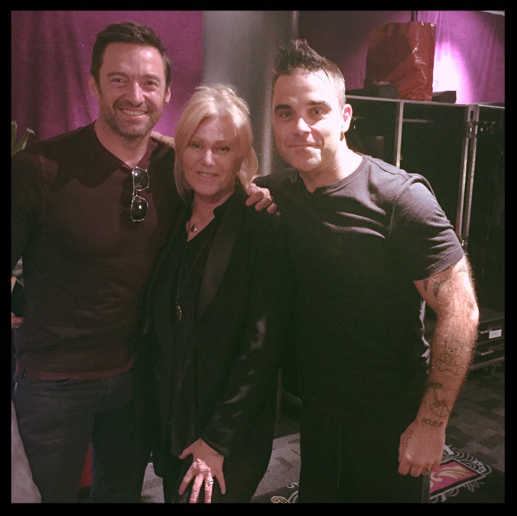 With my @Deborra_lee and @robbiewilliams one of the greatest live performances. Ever. https://t.co/CACXb73pXF