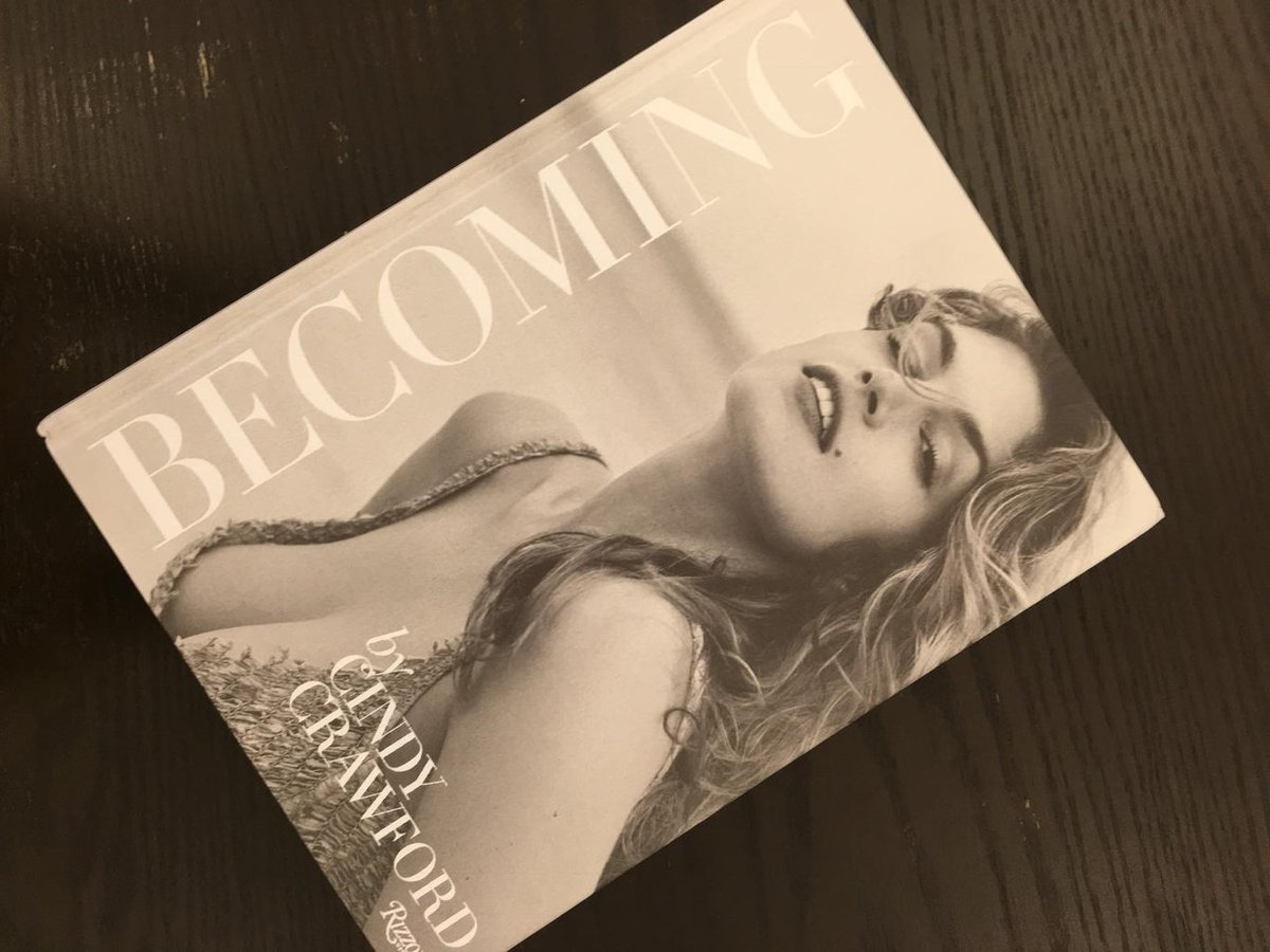 RT @CTurlington: Just got my hands on a copy of @CindyCrawford's new book. I can't wait to read it! #BecomingCindy ???????????????????????? https://t.co/prXu…
