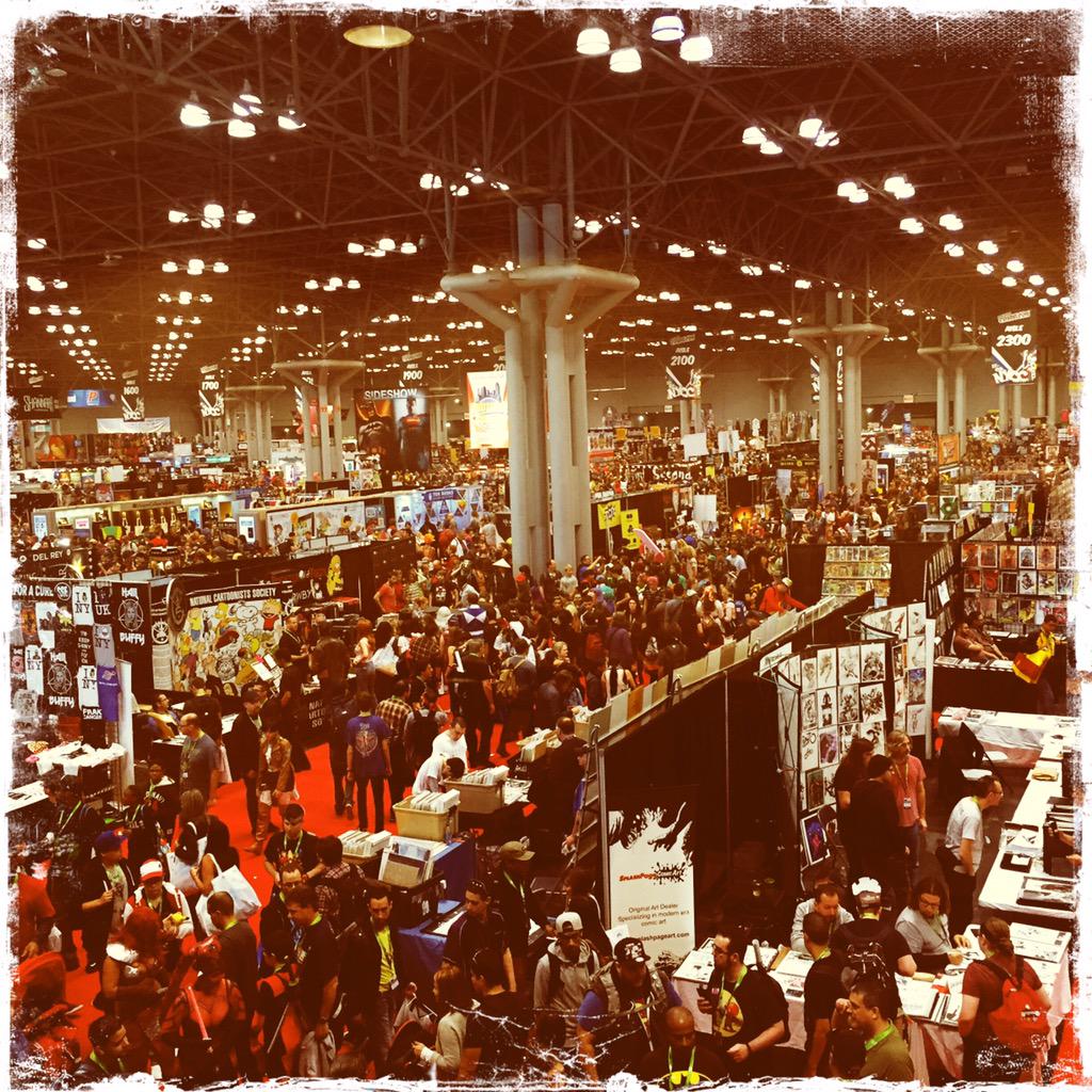 NYC Comic Con... So cool. Thanks for all of the love #CCNY http://t.co/kg2IZj7ozC