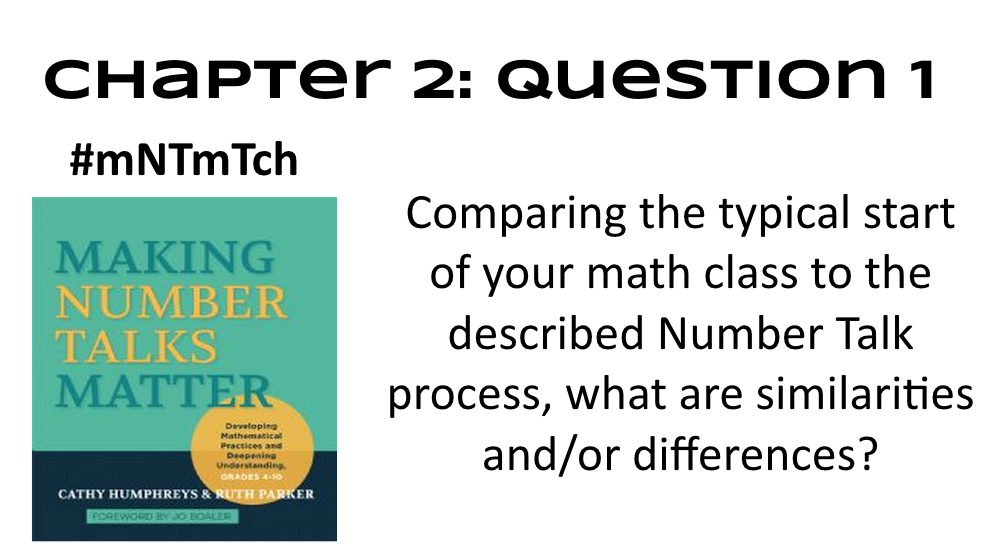 #mNTmTch Chapter 2 & 3 (with images, tweets) · MathMinds