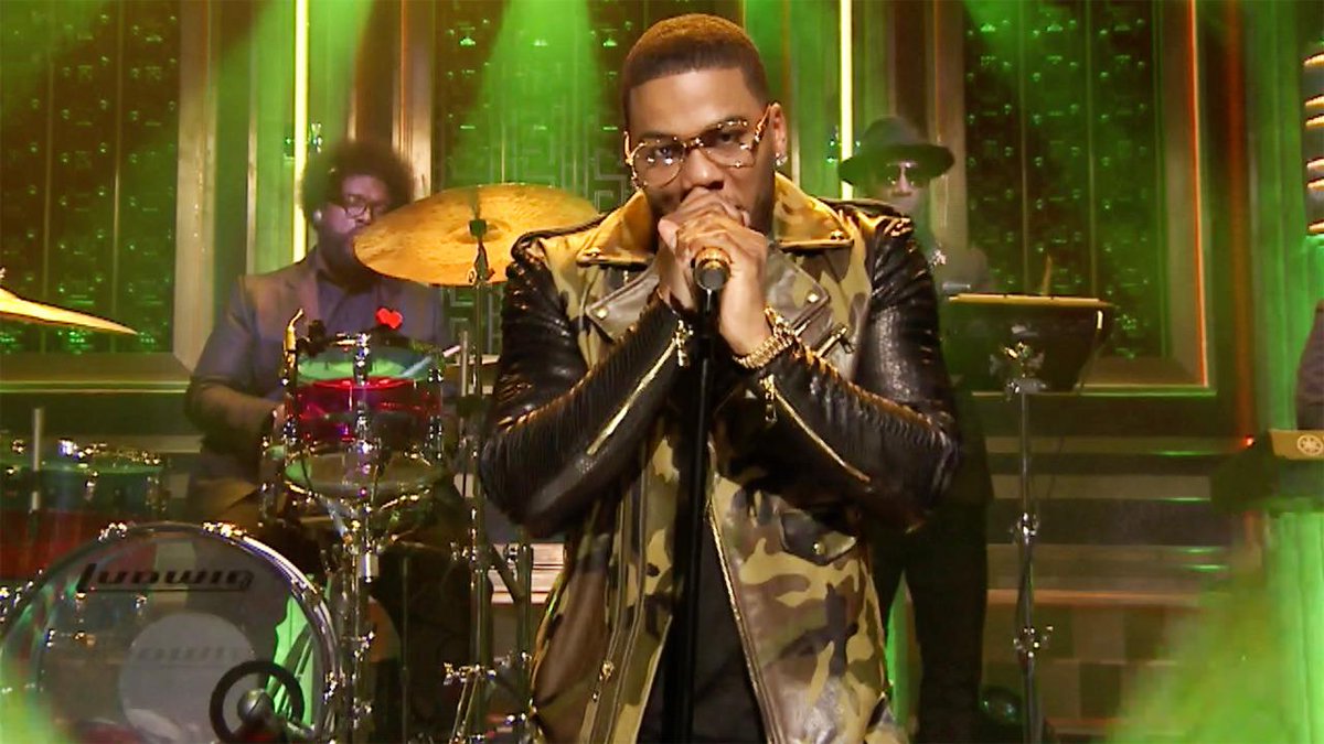 RT @FallonTonight: Monday afternoon music break: @Nelly_Mo performs 