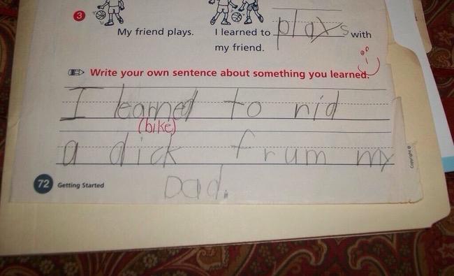 When your kid's spelling is so bad it warrants a parent-teacher conference. http://t.co/FbpEbLrgux