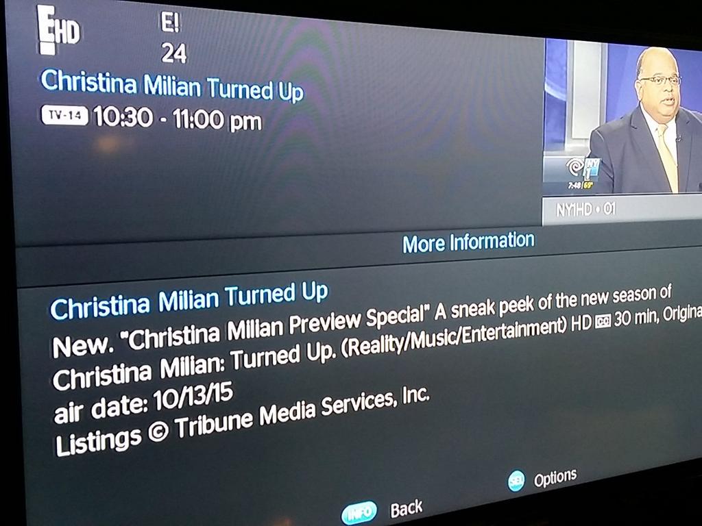 RT @JLozAmayziin: So excited for tonight!!! Another special preview of @MilianTurnedUp!! @ChristinaMilian #CMTU2 ???? @enews http://t.co/MYhF8…