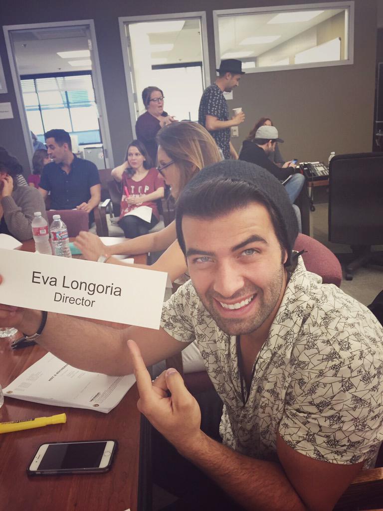 RT @jencarlosmusic: Guess who's directing us next week?! @evalongoria what an honor baby #womenpower http://t.co/E73mcT3Y6m
