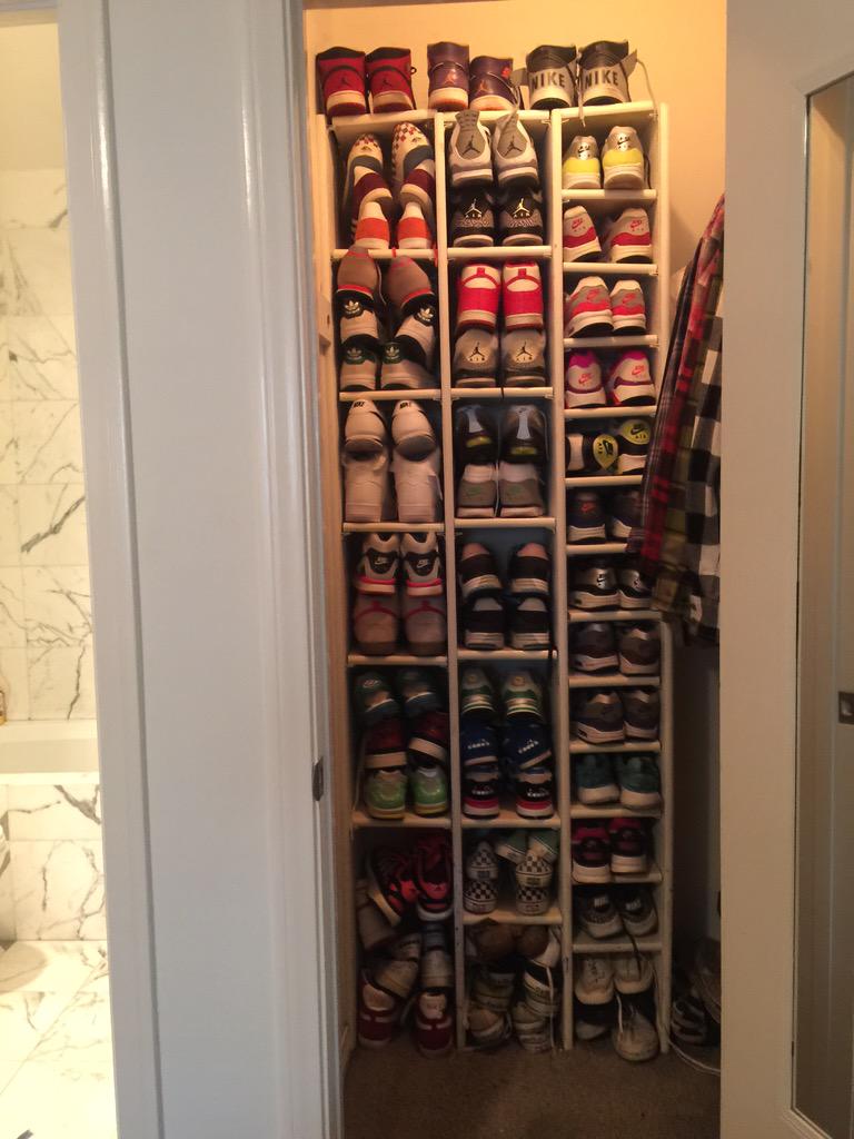 RT @fattmelkerIII: When you're organizing closets and discover your shoe collection to realize it's secondary to @jerryferrara https://t.co…