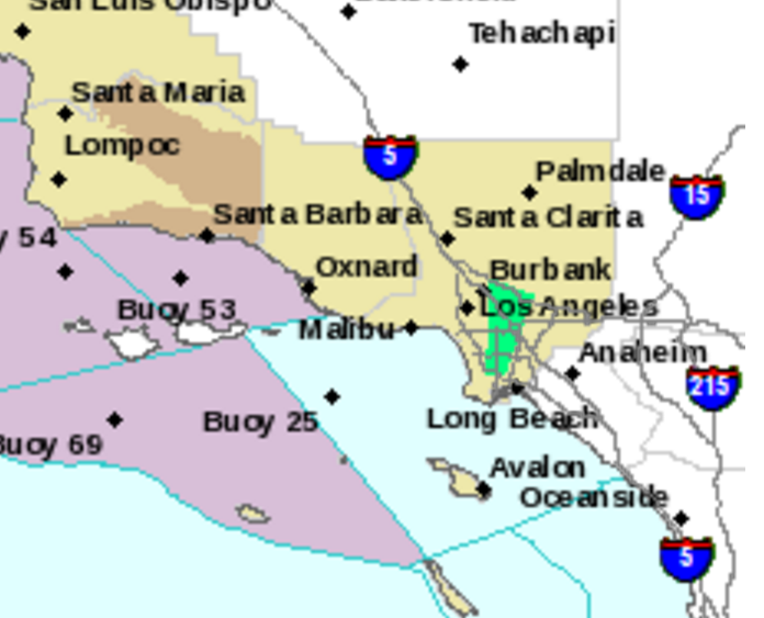 RT @shelbygrad: That green is a flood advisory for the heart of LA --> Through 7:30 p.m. Monday @nws https://t.co/JqEvGDILbZ