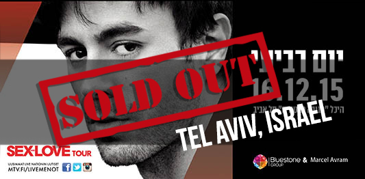 Tel Aviv! Can’t believe the #SEXANDLOVETOUR SOLD OUT in less than 24 hours! Incredible! Can’t wait to see you all! https://t.co/C7MPXFn35s