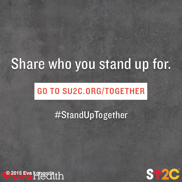 Join @SU2C and @CVSinAction by sharing who YOU stand up for here: https://t.co/WwhIrbyGCU #StandUpTogether https://t.co/gOx1eDOa7E