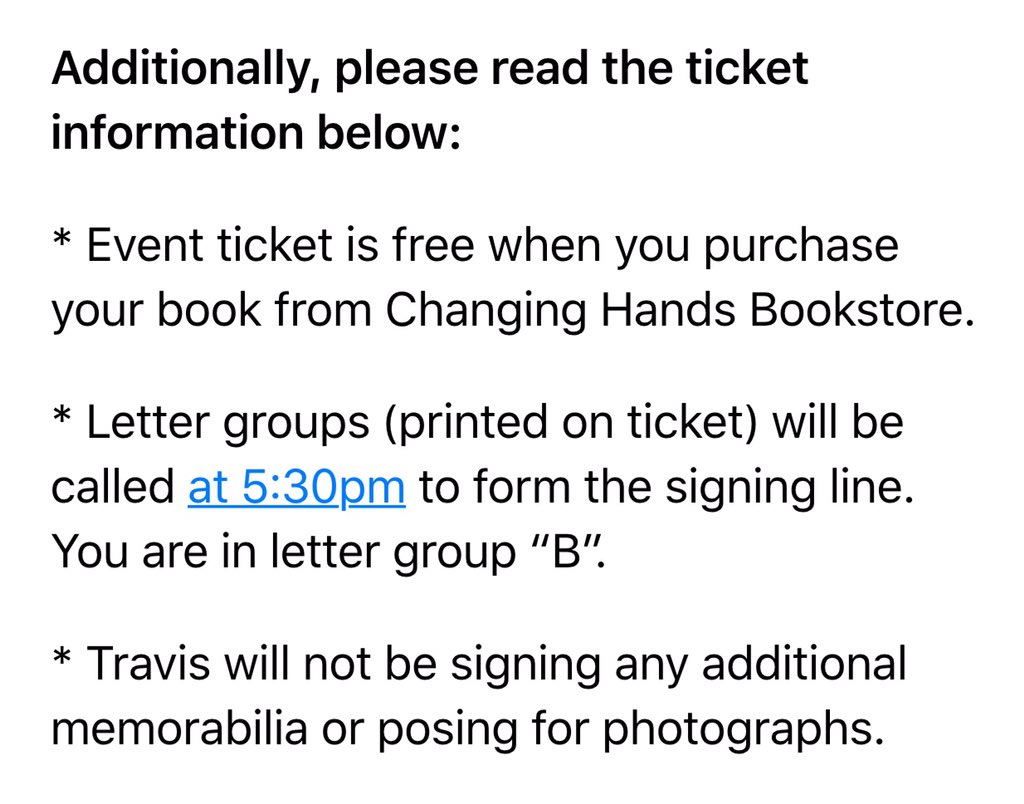 RT @brattyassbella: Got my book and ticket for @travisbarker #CanISay book signing this Wed. @changinghands ????????#stoked https://t.co/YmXRBmCM…