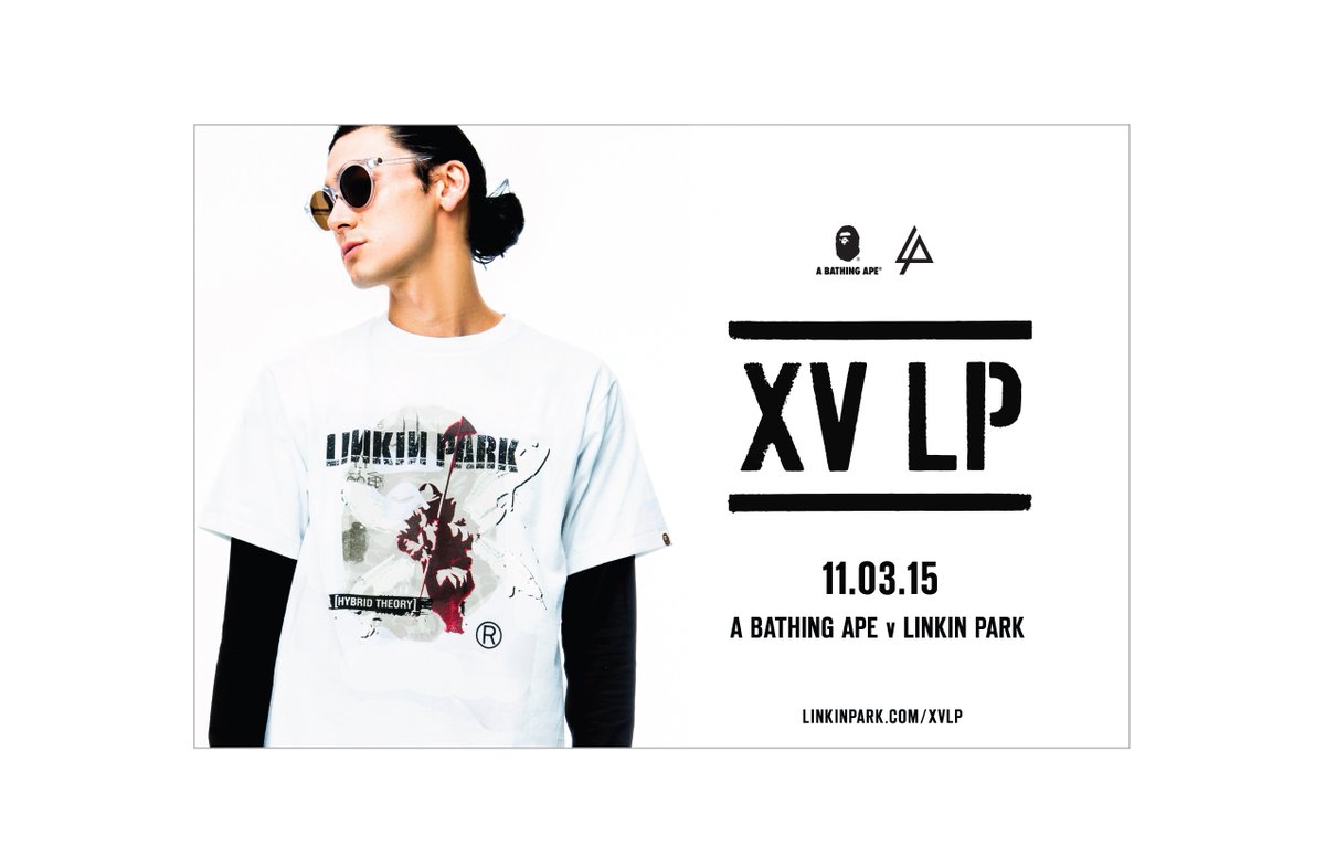 #XVLP @BAPEOFFICIAL v Linkin Park - Available Now: https://t.co/yDccQbkWr9 https://t.co/yzN8tMRg6O